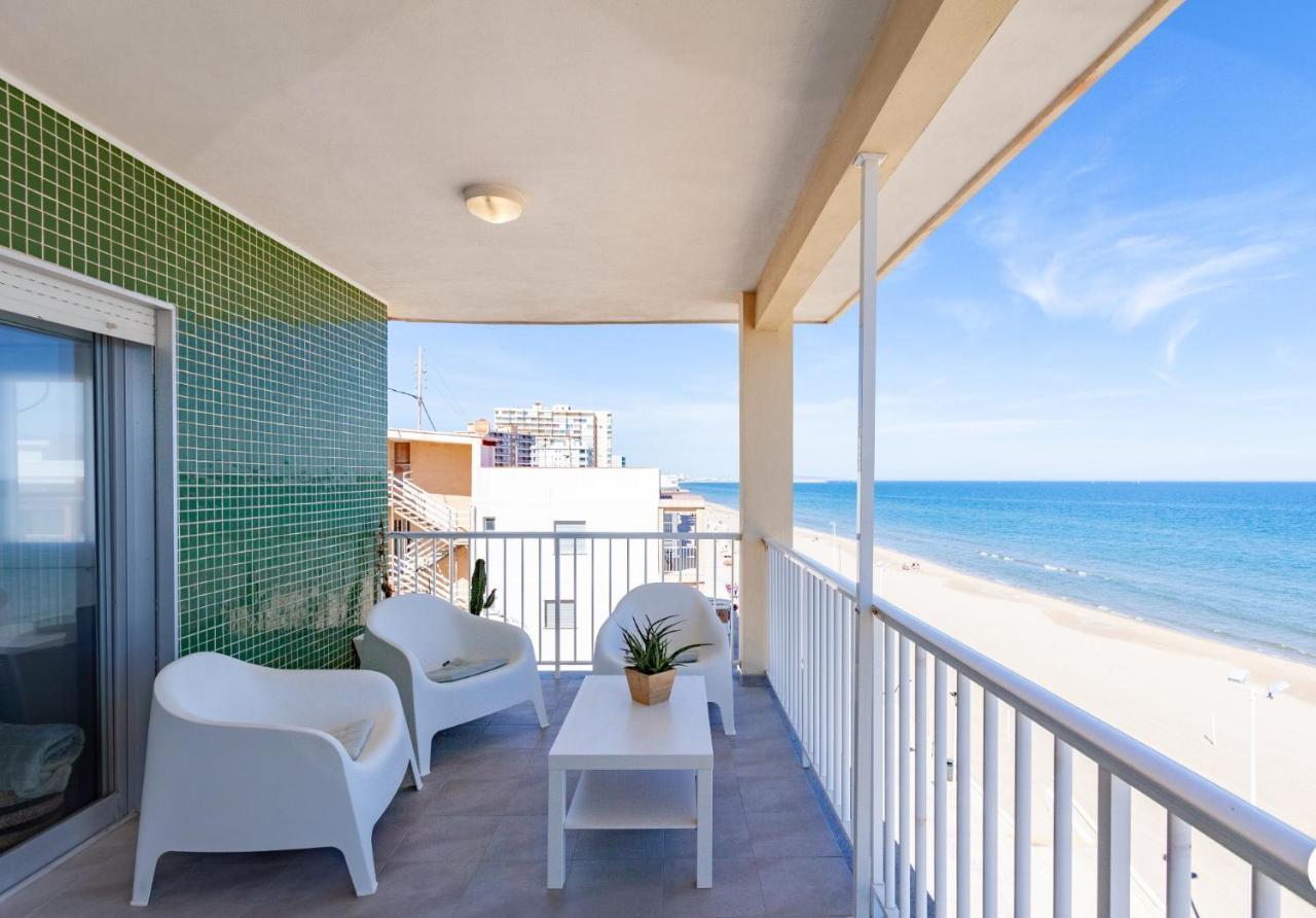 Apartamento Primera Linea De Playa Bellreguard Esterno foto